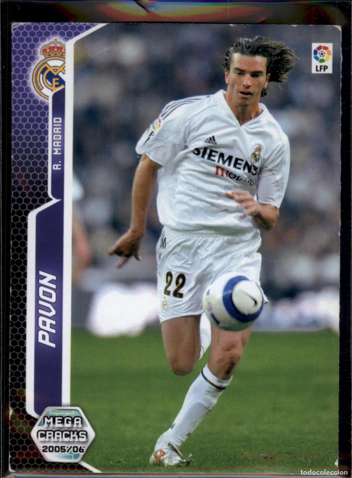 Cromos de f&uacute;tbol: Pav&oacute;n N&ordm; 186 Real Madrid LFP Megacracks 2005 2006 Panini 05 06