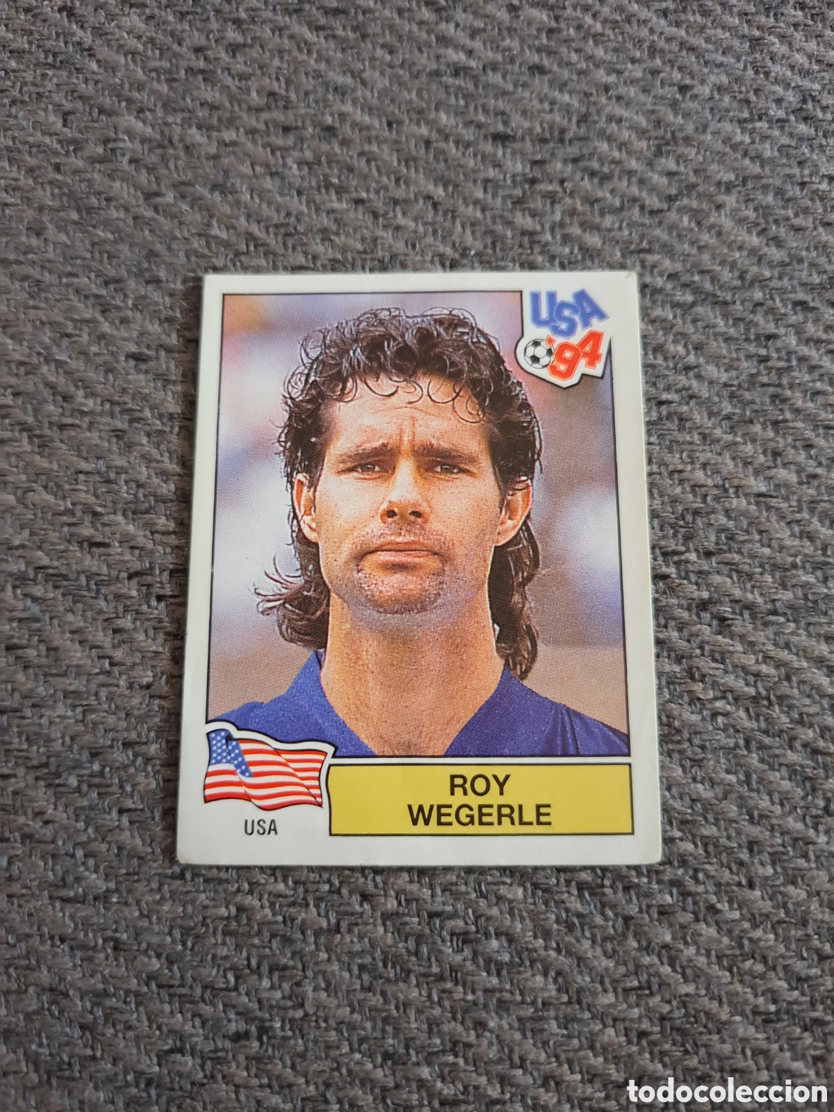 Cromos de f&uacute;tbol: Wegerle. N&deg;31. Estados Unidos. Panini Mundial USA 94.