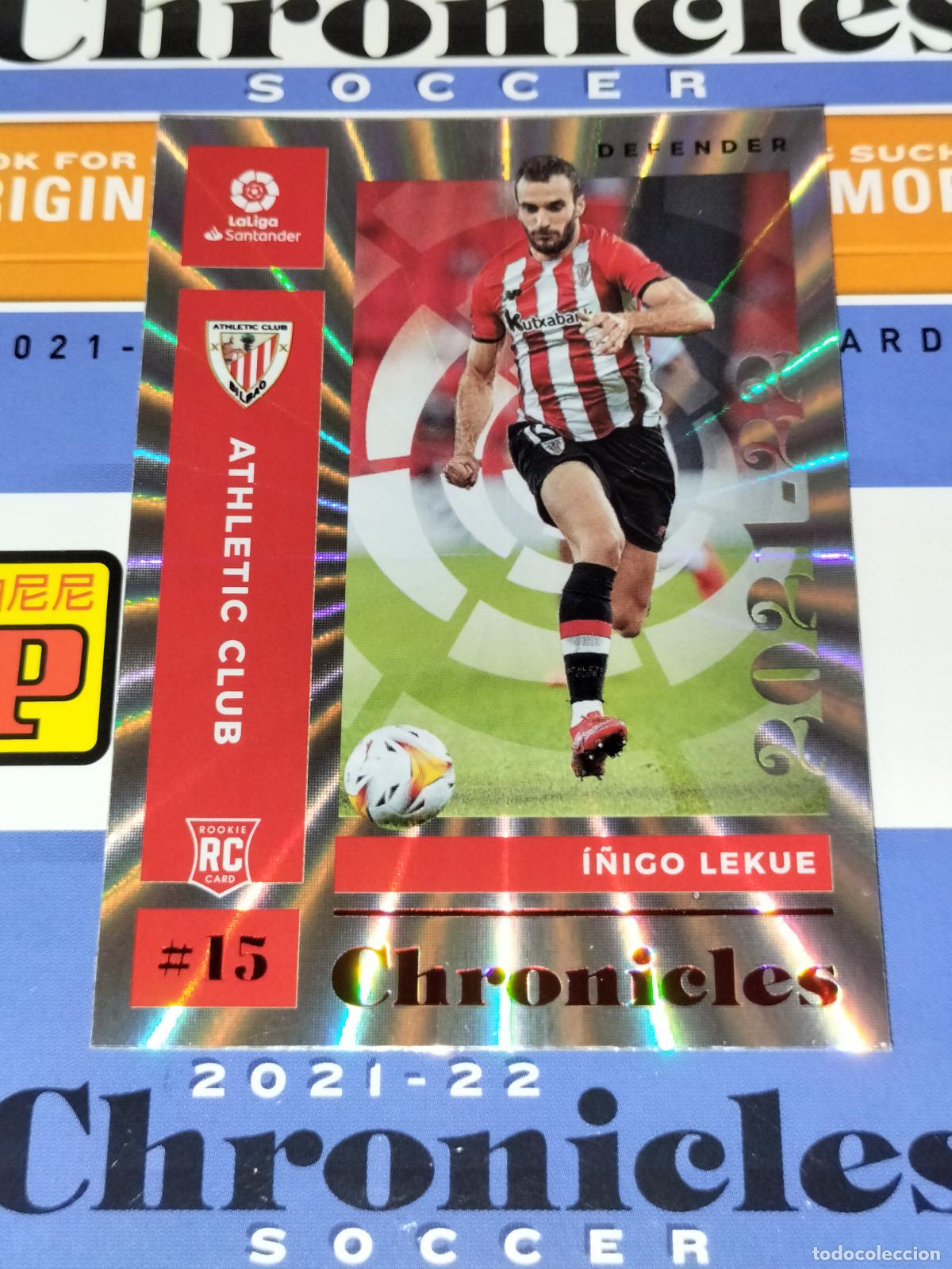 Cromos de f&uacute;tbol: N&ordm; 2 I&Ntilde;IGO LEKUE LASER ATHLETIC CLUB BILBAO CARD CHRONICLES LA LIGA SOCCER 2021 2022 21 22 PANINI