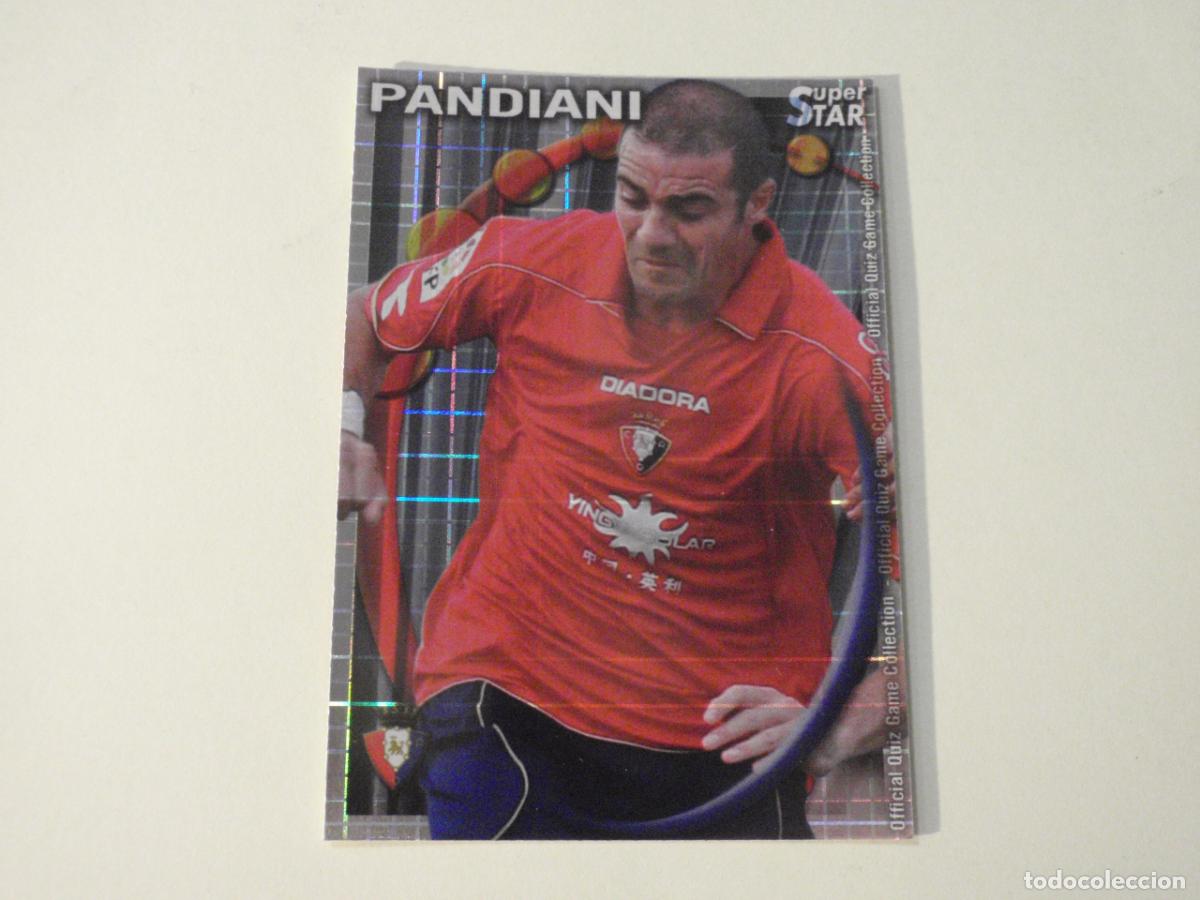Cromos de f&uacute;tbol: 324 PANDIANI Osasuna SUPERSTAR CUADROS. MUNDICROMO 2010 2011 LAS FICHAS QUIZ DE LA LIGA 10 11