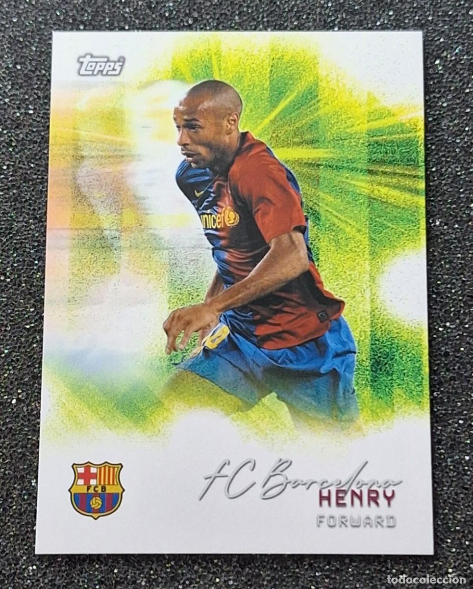 Cromos de f&uacute;tbol: Thierry Henry Barcelona Topps Team Set 2025 #30