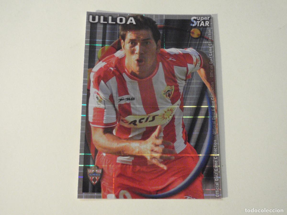 Cromos de f&uacute;tbol: 347 ULLOA Almer&iacute;a SUPERSTAR CUADROS. MUNDICROMO 2010 2011 LAS FICHAS QUIZ DE LA LIGA 10 11