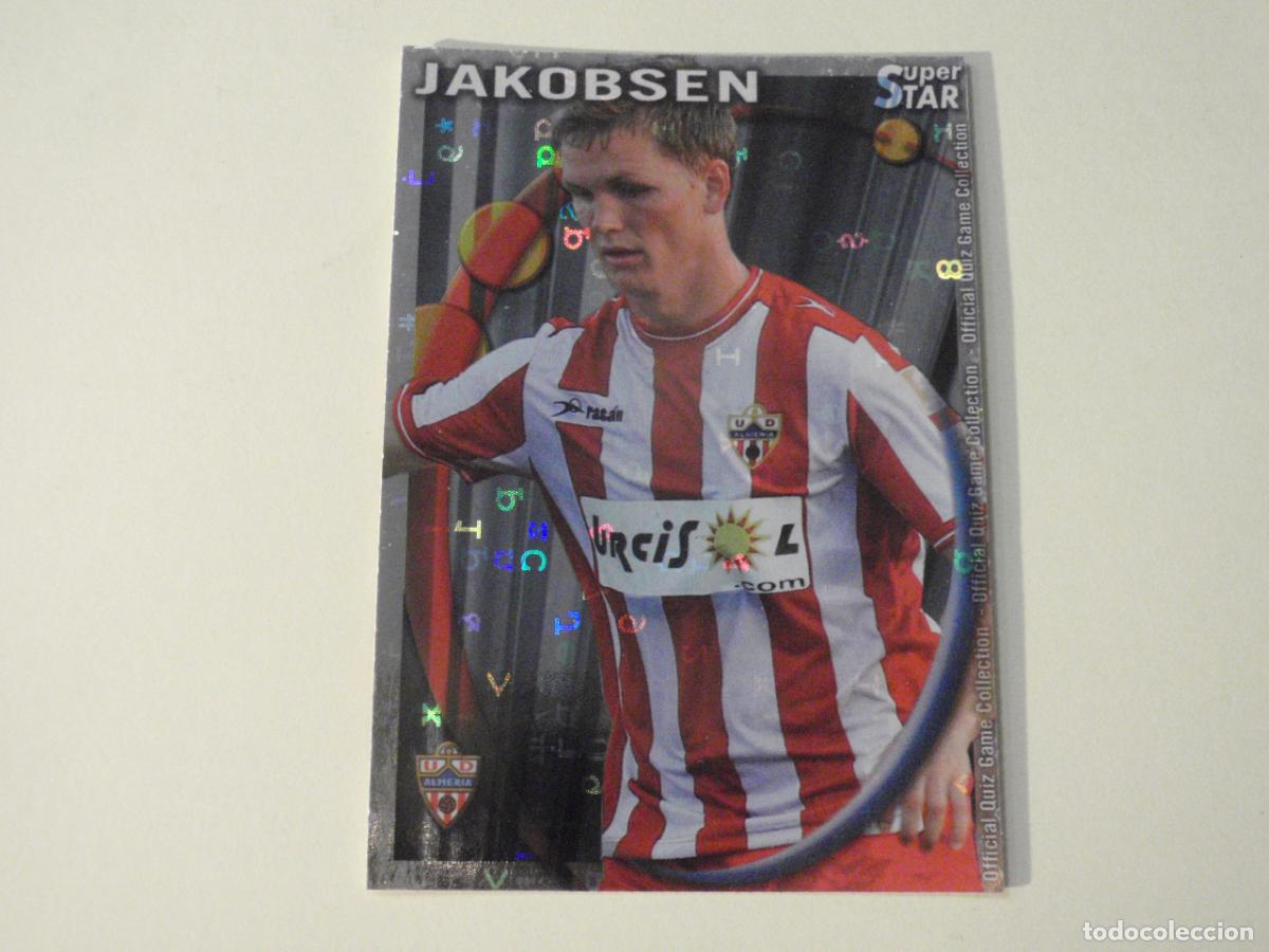 Cromos de f&uacute;tbol: 348 JAKOBSEN Almer&iacute;a SUPERSTAR LETRAS. MUNDICROMO 2010 2011 LAS FICHAS QUIZ DE LA LIGA 10 11