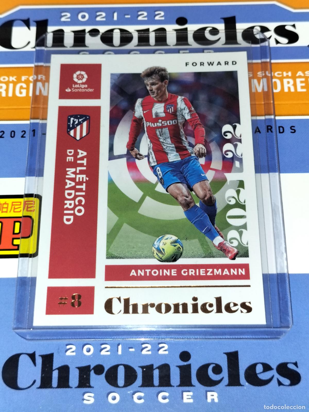 Cromos de f&uacute;tbol: N&ordm; 3 ANTOINE GRIEZMANN ATLETICO DE MADRID CARD CHRONICLES LA LIGA SOCCER 2021 2022 21 22 PANINI
