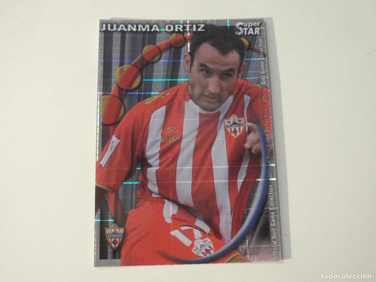 Cromos de f&uacute;tbol: 349 JUANMA ORTIZ Almer&iacute;a SUPERSTAR CUADROS. MUNDICROMO 2010 2011 LAS FICHAS QUIZ DE LA LIGA 10 11