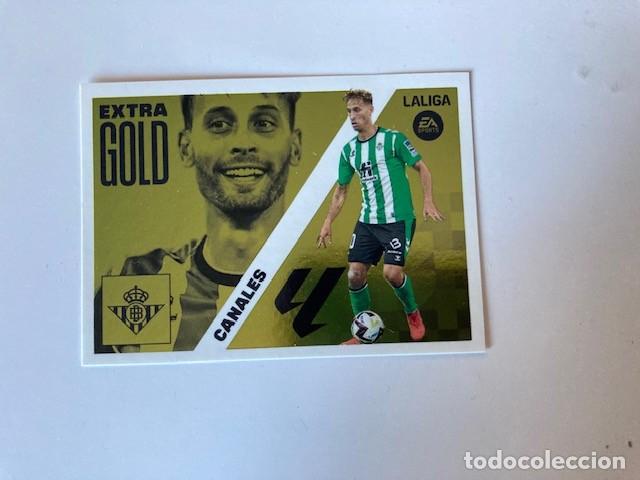 Football Stickers: CANALES EXTRA GOLD BETIS LIGA ESTE 2023 2024 23 24