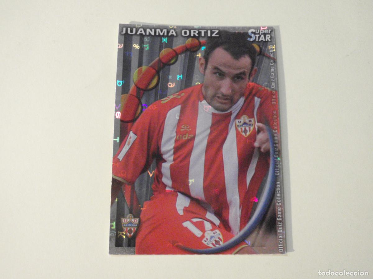 Cromos de f&uacute;tbol: 349 JUANMA ORTIZ Almer&iacute;a SUPERSTAR LETRAS. MUNDICROMO 2010 2011 LAS FICHAS QUIZ DE LA LIGA 10 11