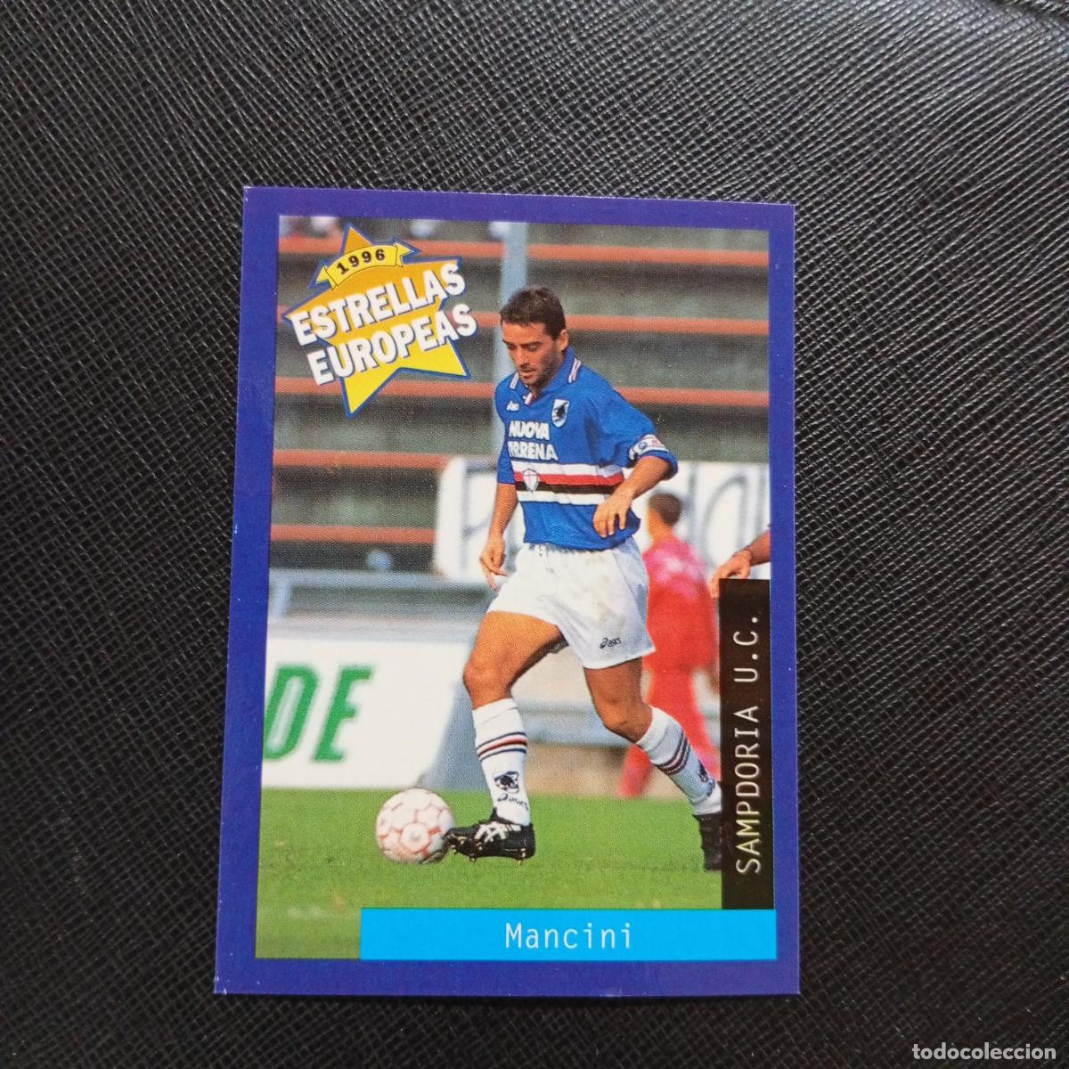 Figurine di Calcio: 106 MANCINI SAMPDORIA PANINI ESTRELLAS EUROPEAS 1996 CROMO FUTBOL 96 - A33 PG3