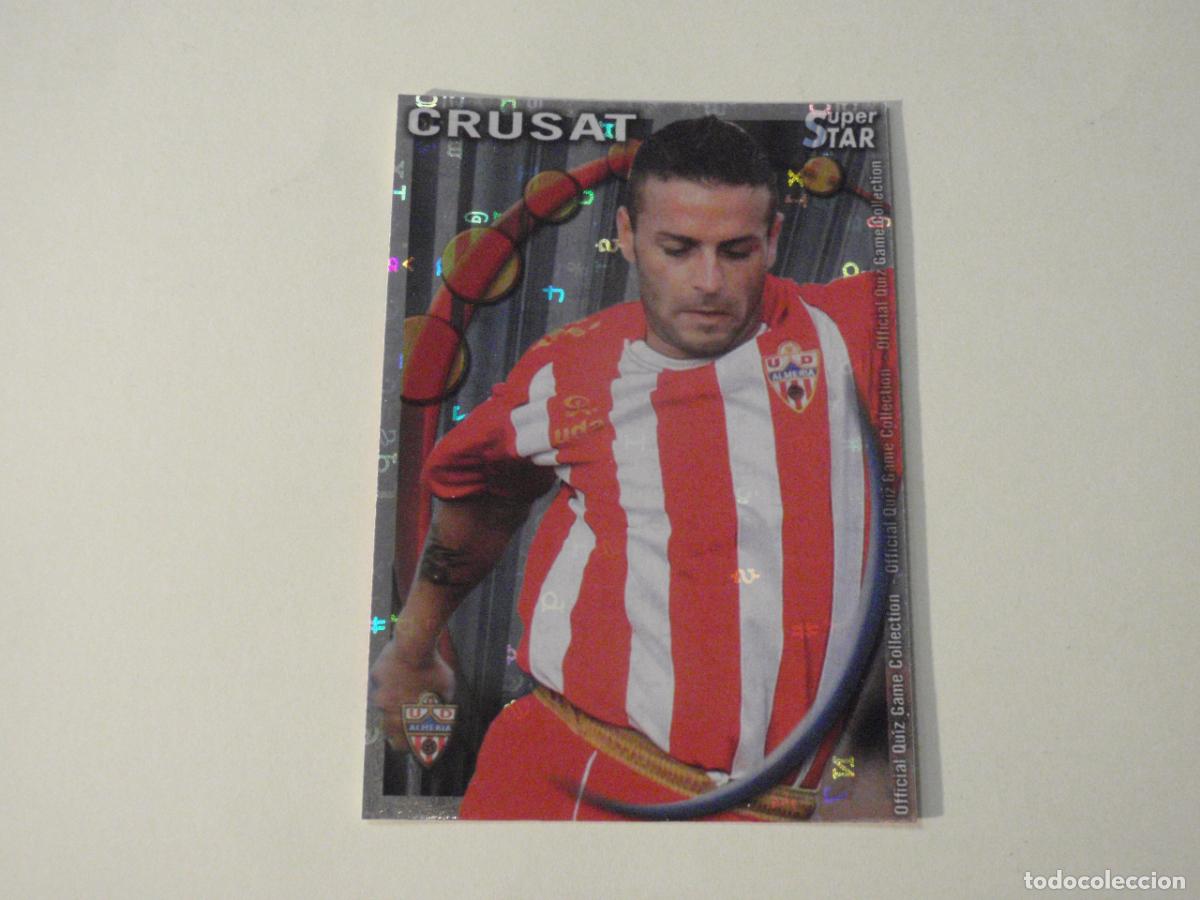 Figurine di Calcio: 350 CRUSAT Almer&iacute;a SUPERSTAR LETRAS. MUNDICROMO 2010 2011 LAS FICHAS QUIZ DE LA LIGA 10 11