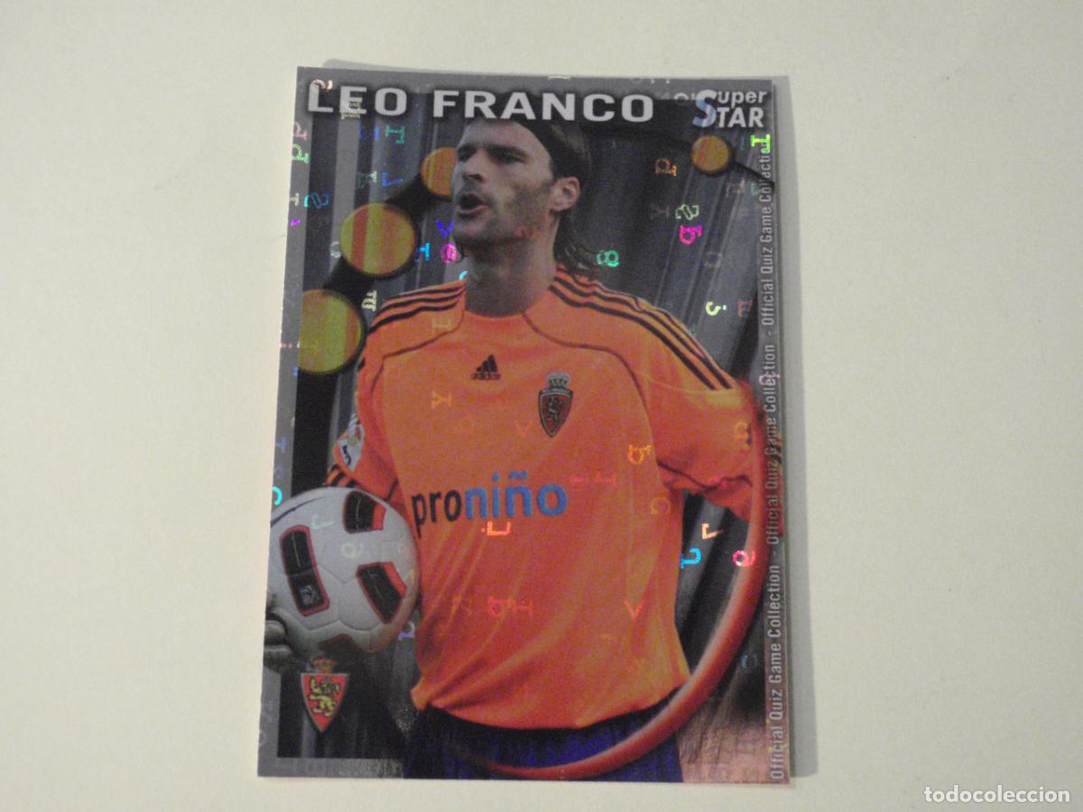 Cromos de Futebol: 374 LEO FRANCO Zaragoza SUPERSTAR LETRAS. MUNDICROMO 2010 2011 LAS FICHAS QUIZ DE LA LIGA 10 11