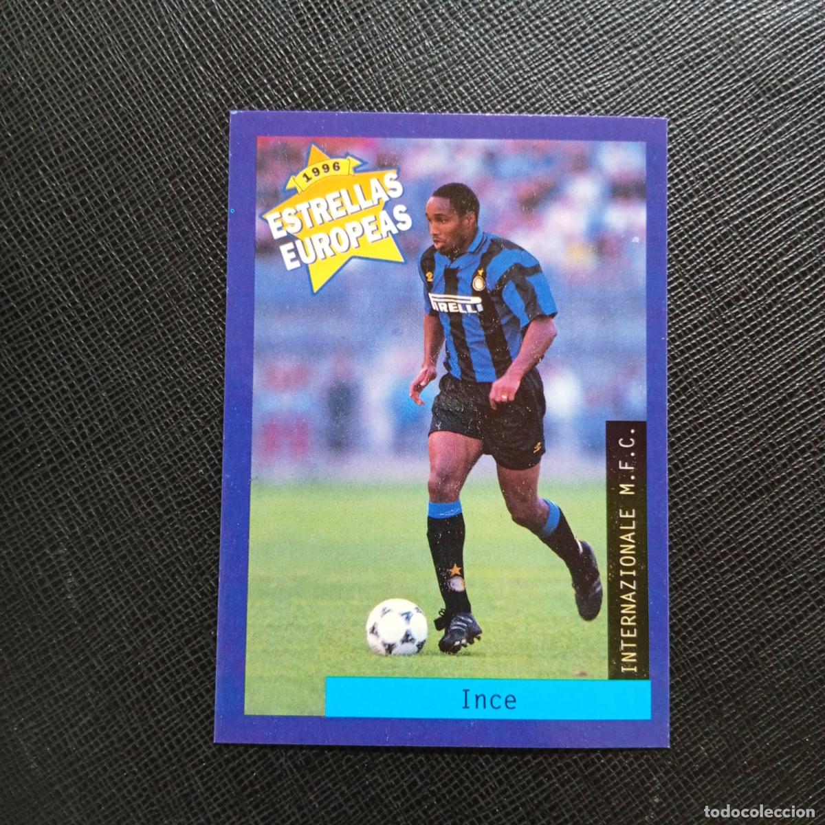 Cromos de f&uacute;tbol: 103 INCE INTER MILAN PANINI ESTRELLAS EUROPEAS 1996 CROMO FUTBOL 96 - A33 PG5