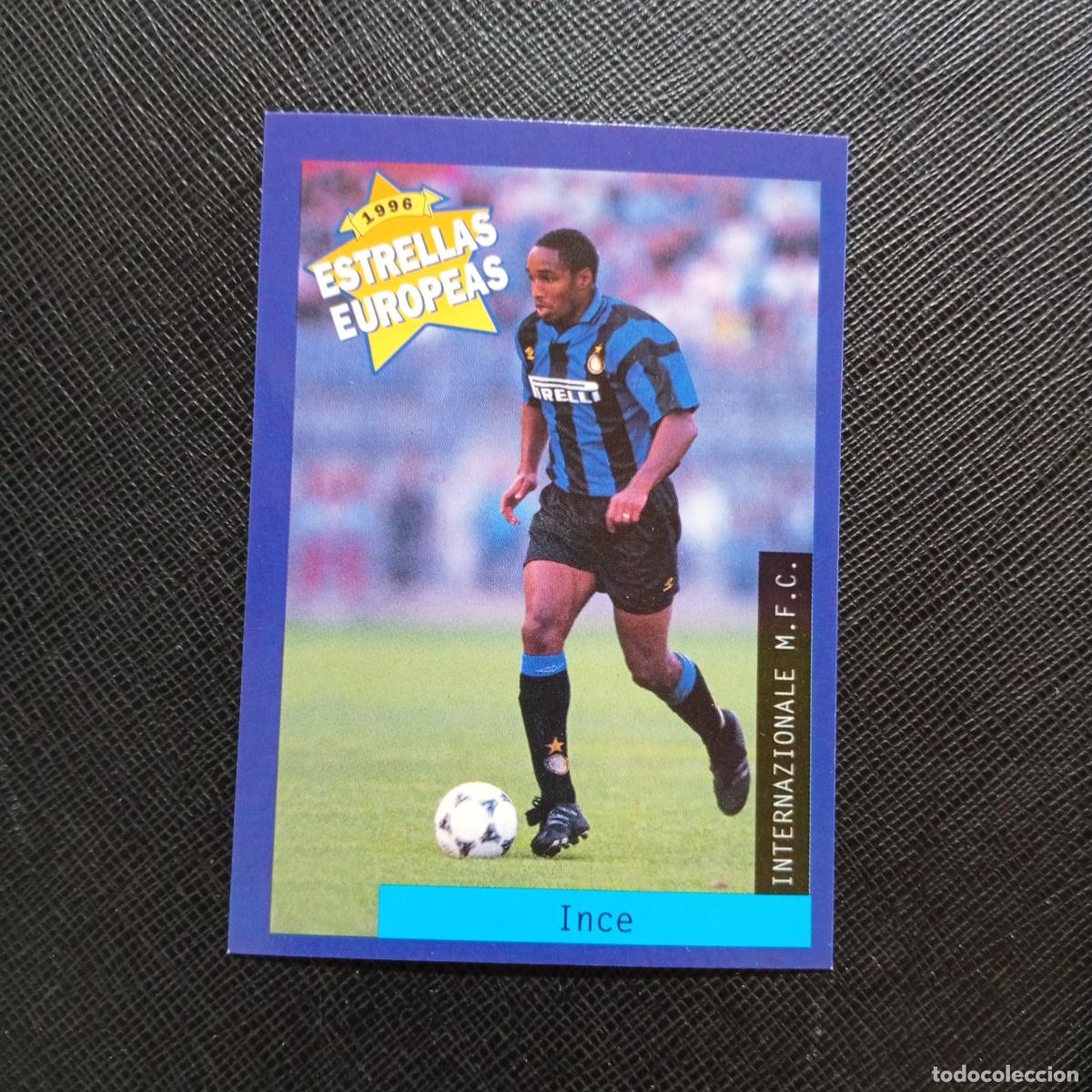 Cromos de f&uacute;tbol: 103 INCE INTER MILAN PANINI ESTRELLAS EUROPEAS 1996 CROMO FUTBOL 96 - A33 PG5 B