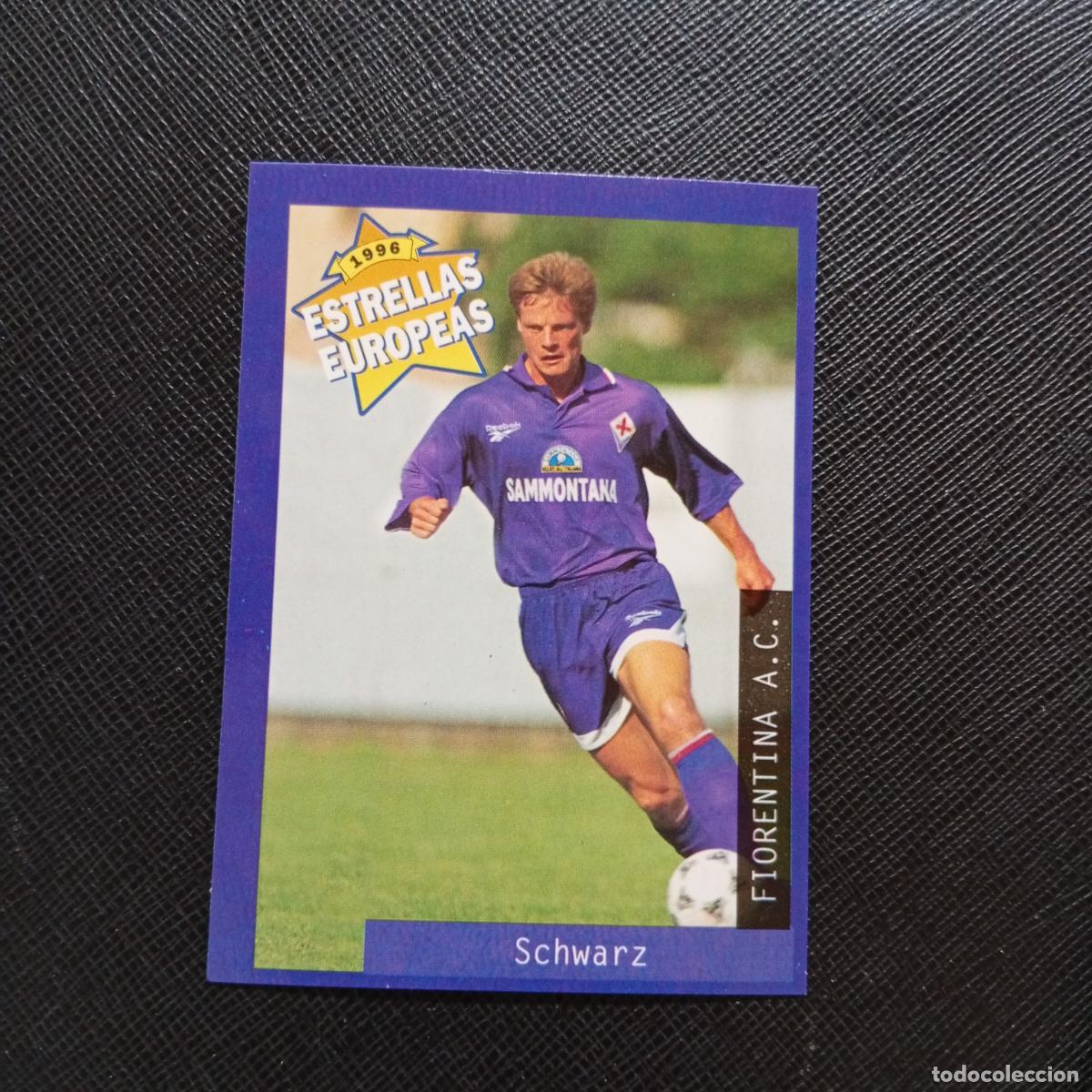 Cromos de f&uacute;tbol: 101 SCHWARZ FIORENTINA PANINI ESTRELLAS EUROPEAS 1996 CROMO FUTBOL 96 - A33 PG6