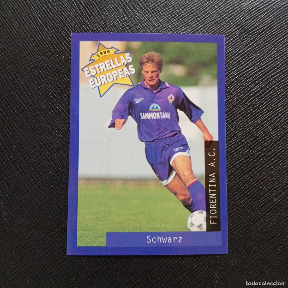 Cromos de f&uacute;tbol: 101 SCHWARZ FIORENTINA PANINI ESTRELLAS EUROPEAS 1996 CROMO FUTBOL 96 - A33 PG6 B