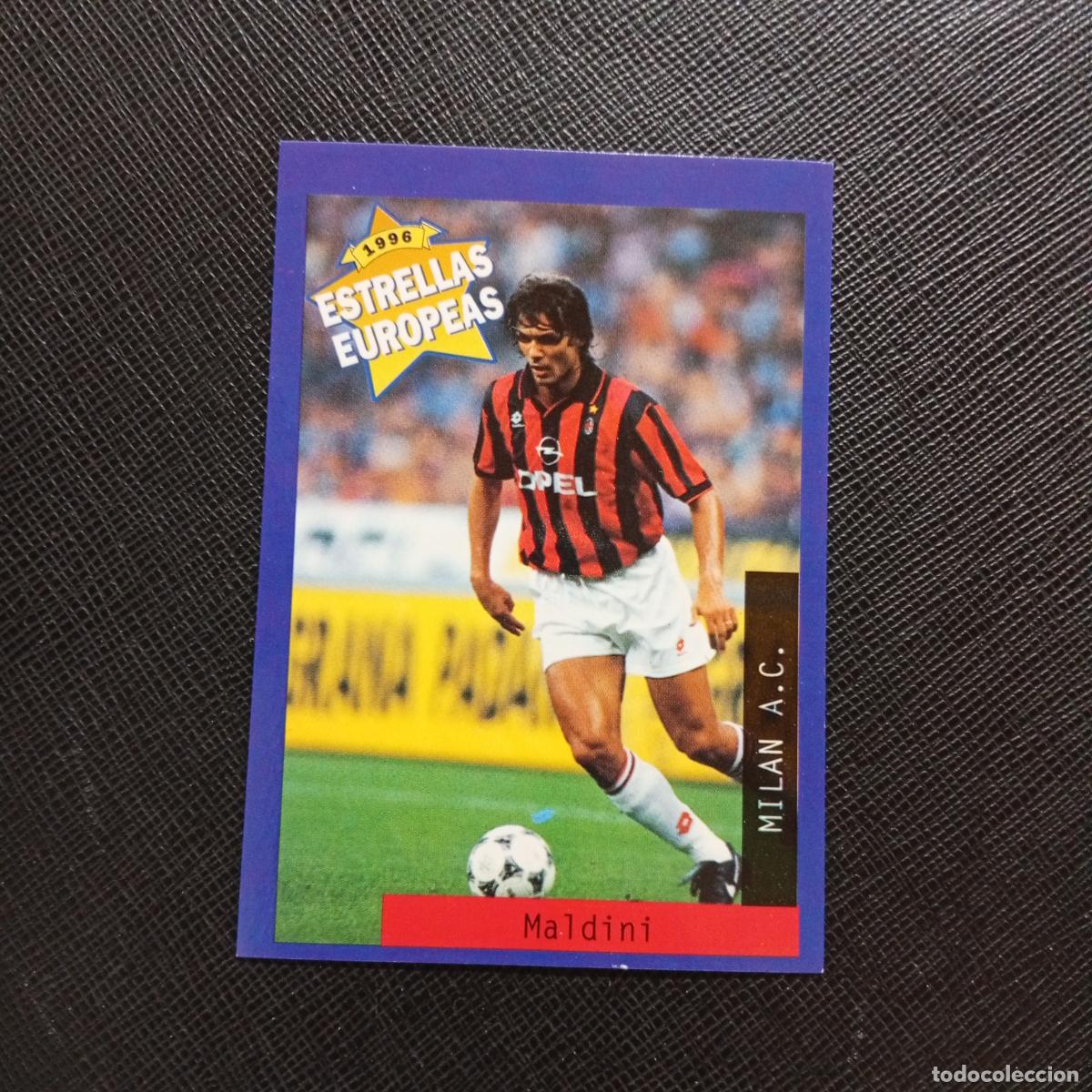 Cromos de f&uacute;tbol: 93 MALDINI MILAN PANINI ESTRELLAS EUROPEAS 1996 CROMO FUTBOL 96 - A33 PG8