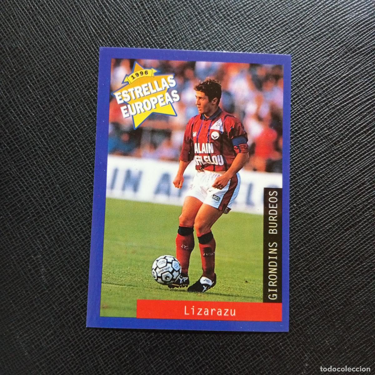 Figurine di Calcio: 118 LIZARAZU BURDEOS PANINI ESTRELLAS EUROPEAS 1996 CROMO FUTBOL 96 - A33 PG10
