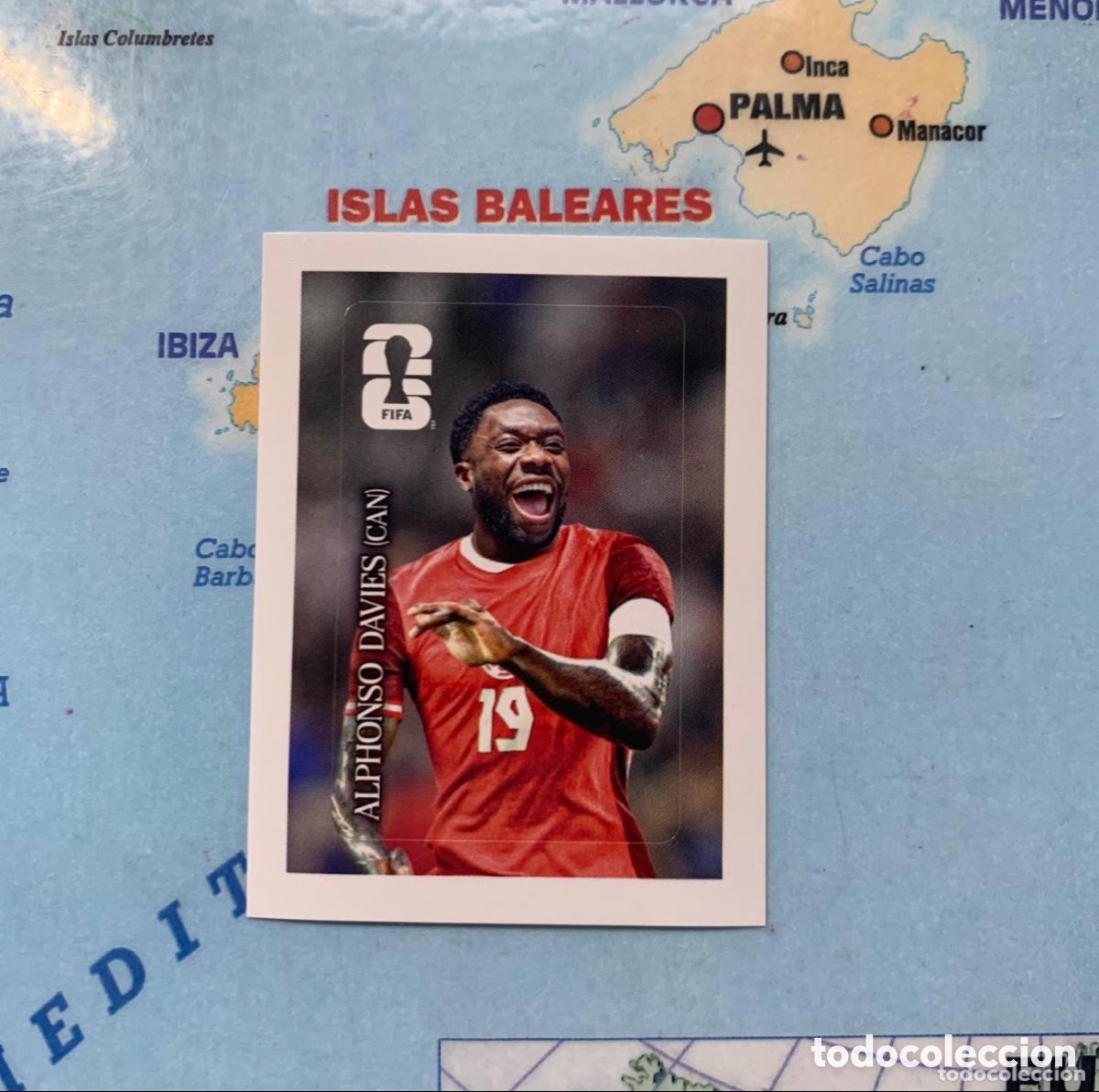 Cromos de f&uacute;tbol: Davies CC7 cromo Coca Cola de Canad&aacute; panini Mundial Fifa World Cup 2026