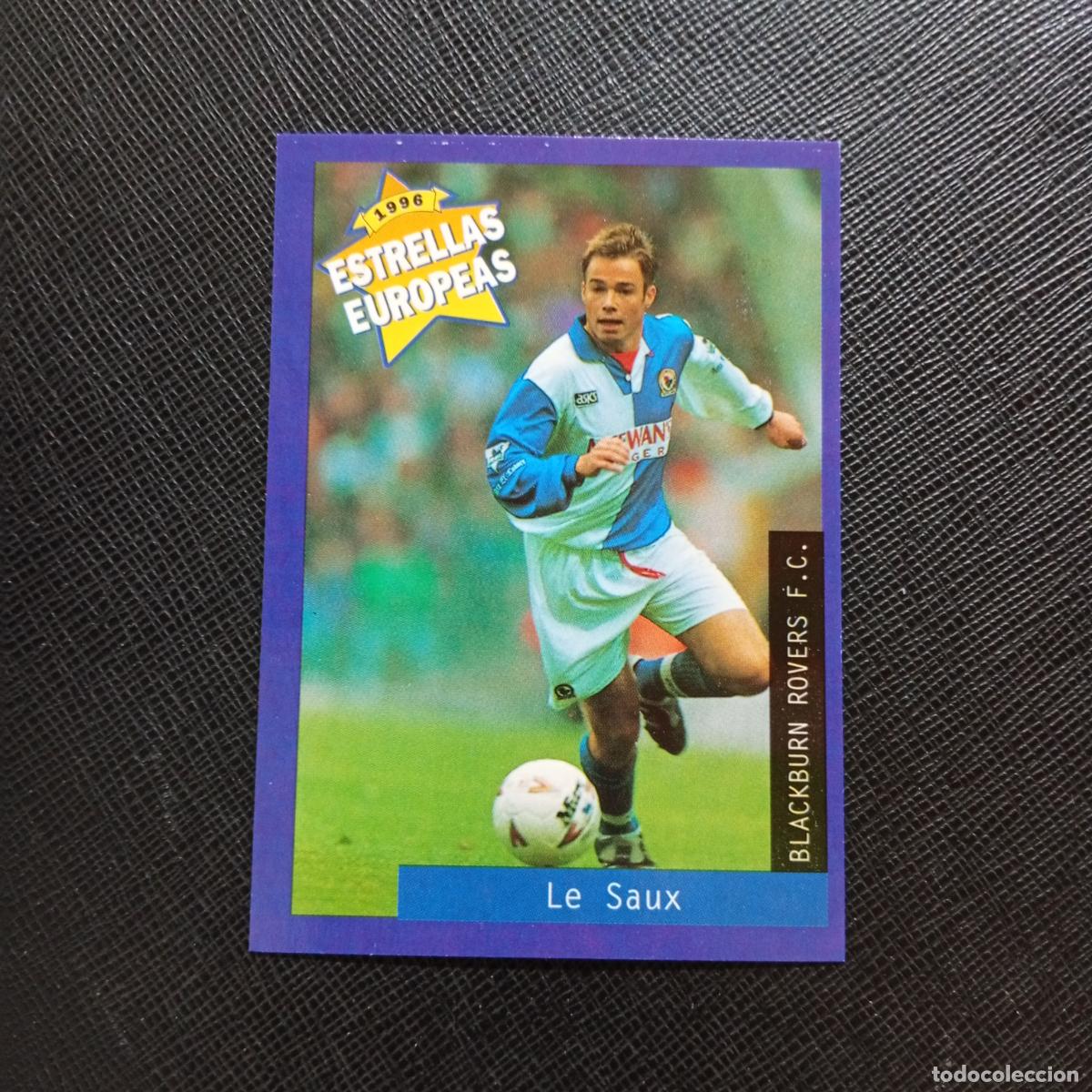 Cromos de f&uacute;tbol: 37 LE SAUX BLACKBURN ROVERS PANINI ESTRELLAS EUROPEAS 1996 CROMO FUTBOL 96 - A33 PG13