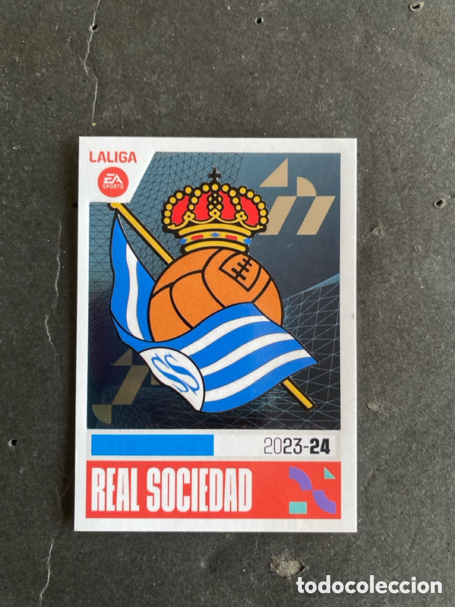 Cromos de f&uacute;tbol: Cromo liga 23/24 R Sociedad N* 1