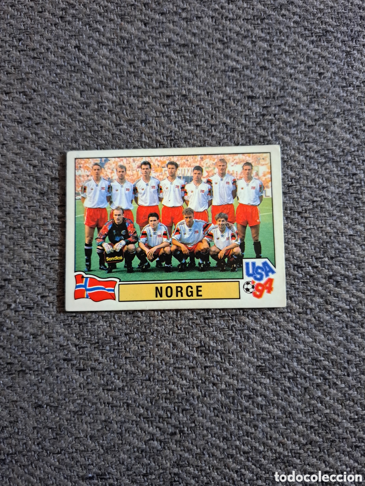 Cromos de f&uacute;tbol: Norge (Noruega) Alineaci&oacute;n. N&deg;353