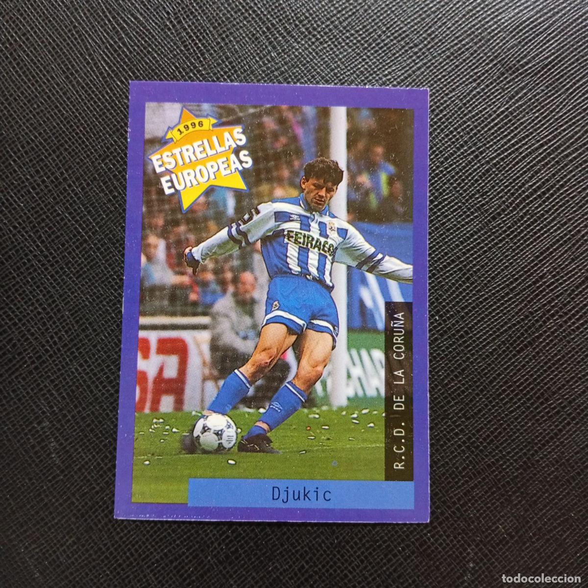 Cromos de f&uacute;tbol: 55 DJUKIC DEPORTIVO PANINI ESTRELLAS EUROPEAS 1996 CROMO FUTBOL 96 - A33 PG14
