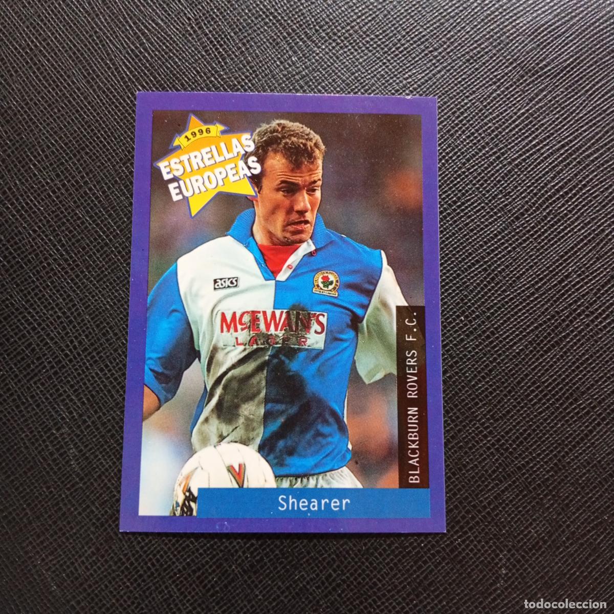 Cromos de f&uacute;tbol: 34 SHEARER BLACKBURN ROVERS PANINI ESTRELLAS EUROPEAS 1996 CROMO FUTBOL 96 - A33 PG14