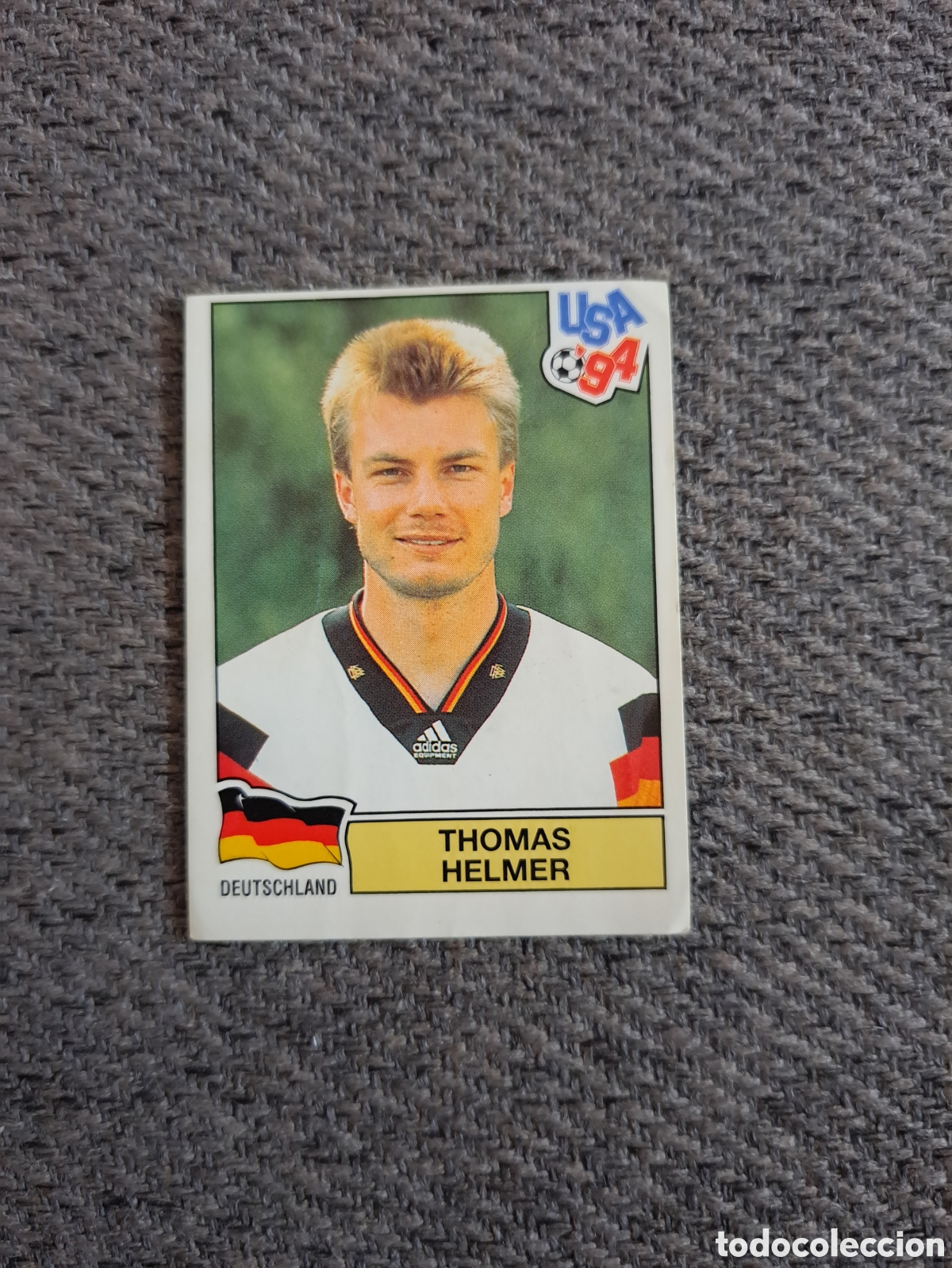 Cromos de f&uacute;tbol: Helmer. N&deg;169. Alemania. Panini Mundial USA 94