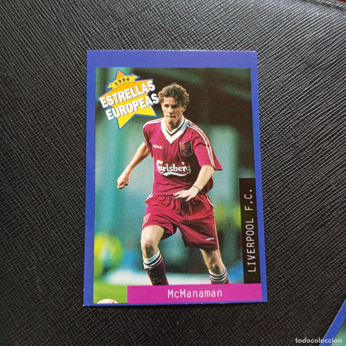 Cromos de f&uacute;tbol: 64 McMANAMAN LIVERPOOL PANINI ESTRELLAS EUROPEAS 1996 CROMO FUTBOL 96 - A33 PG15