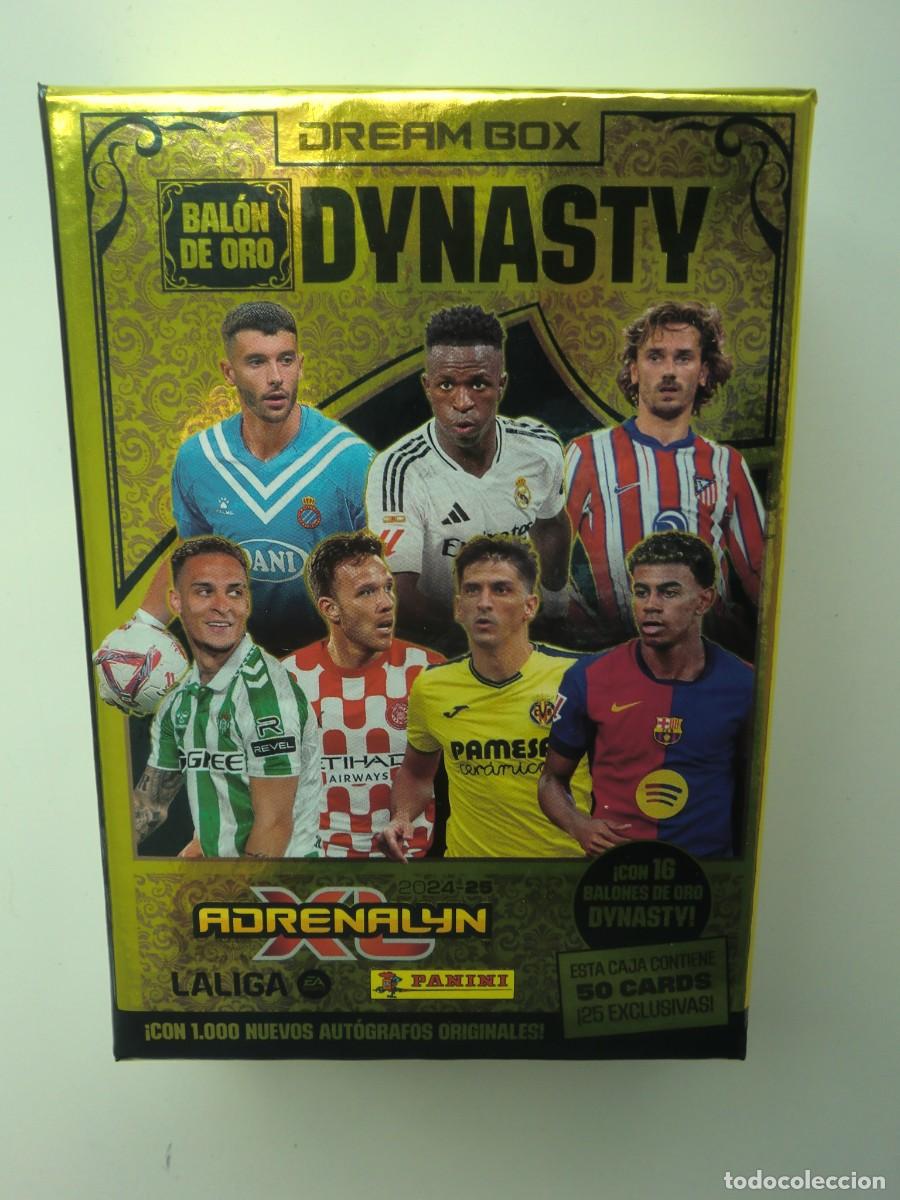 Cromos de Futebol: Caja DREAM BOX BAL&Oacute;N DE ORO DYNASTY ADRENALYN XL 24-25 2024-2025 de PANINI. Nueva y vac&iacute;a