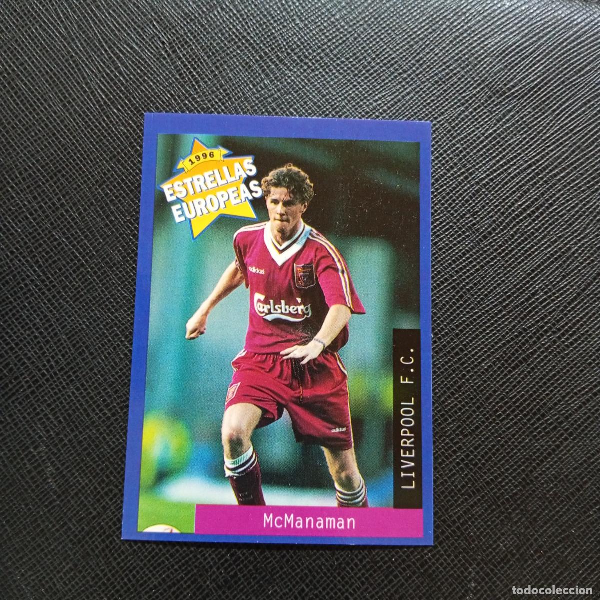 Cromos de Futebol: 64 McMANAMAN LIVERPOOL PANINI ESTRELLAS EUROPEAS 1996 CROMO FUTBOL 96 - A33 PG16