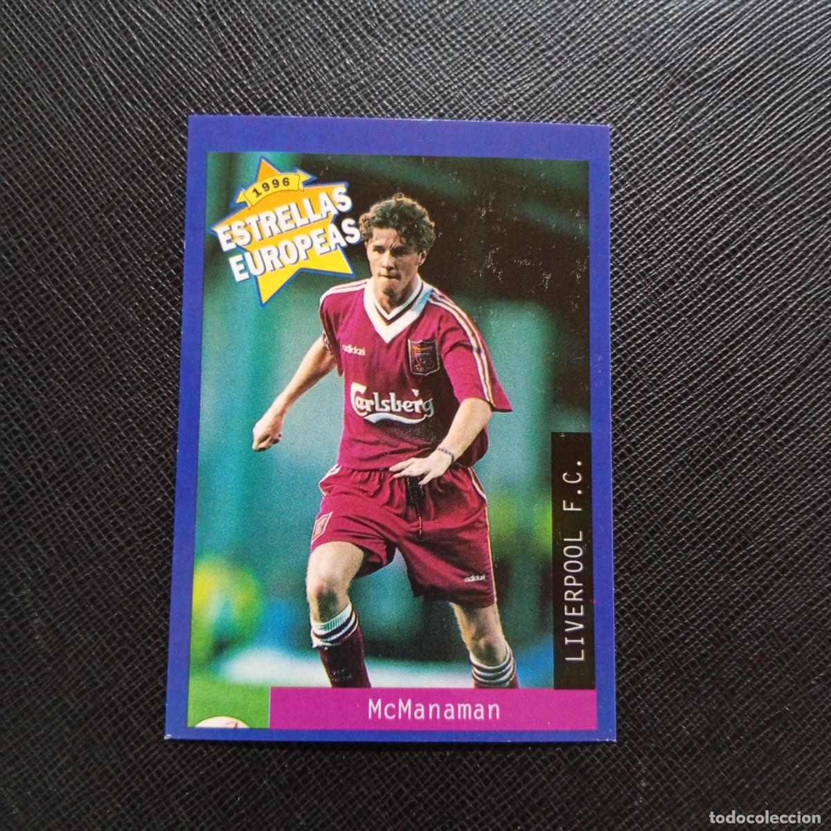 Cromos de Futebol: 64 McMANAMAN LIVERPOOL PANINI ESTRELLAS EUROPEAS 1996 CROMO FUTBOL 96 - A33 PG17
