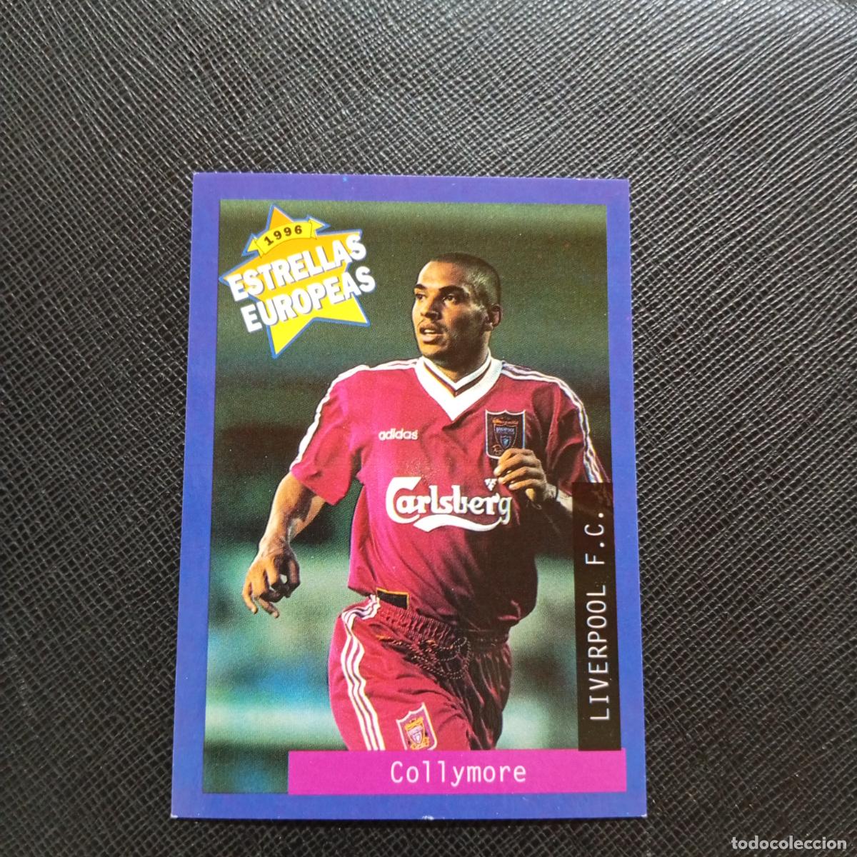 Cromos de Futebol: 63 COLLYMORE LIVERPOOL PANINI ESTRELLAS EUROPEAS 1996 CROMO FUTBOL 96 - A33 PG17 B