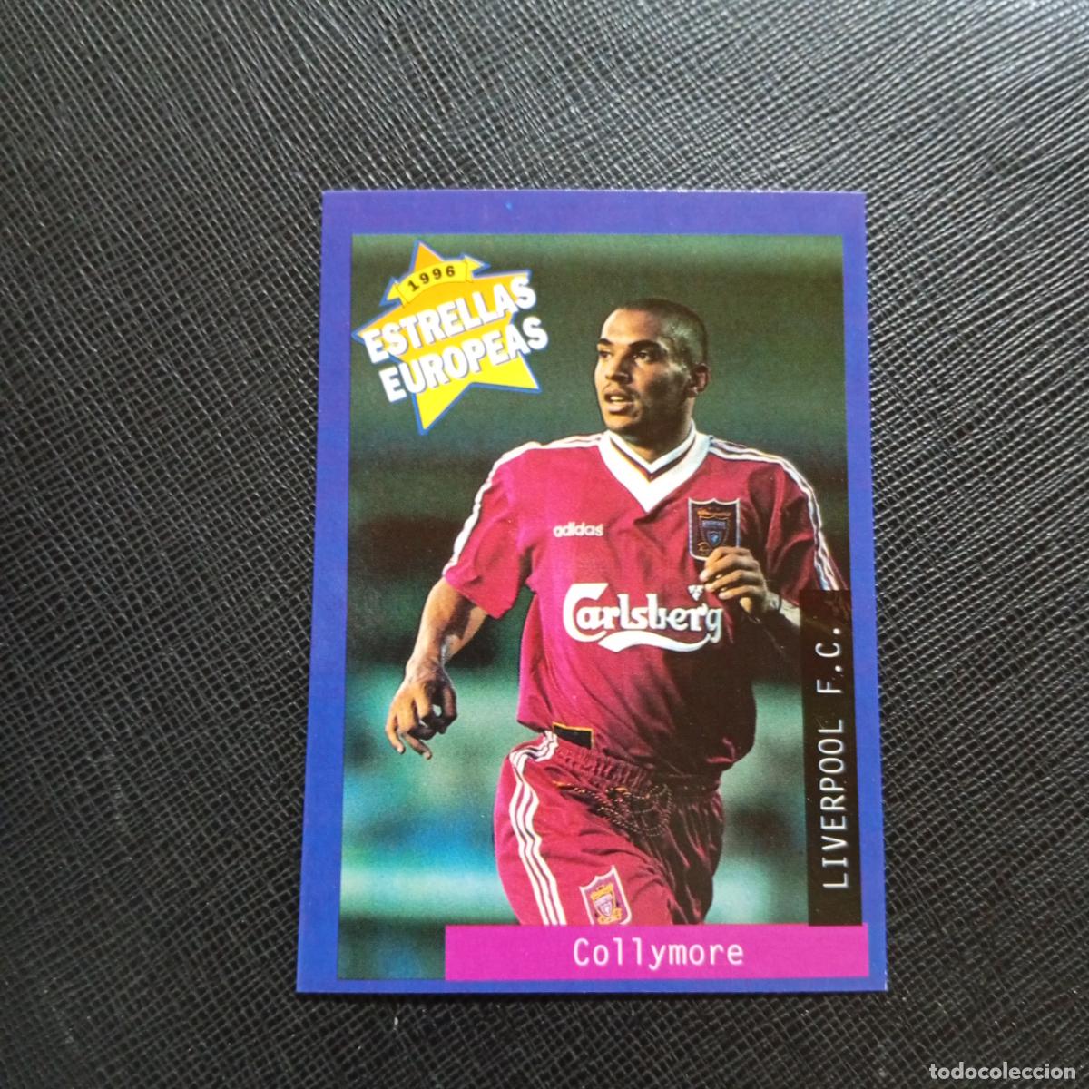 Fu&szlig;ball-Sticker: 63 COLLYMORE LIVERPOOL PANINI ESTRELLAS EUROPEAS 1996 CROMO FUTBOL 96 - A33 PG18 B