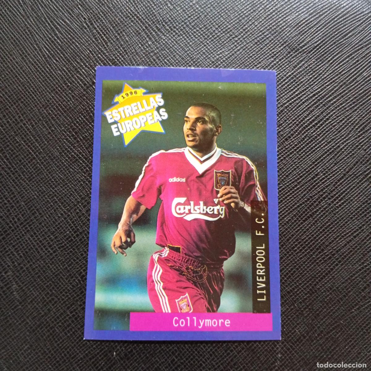 Fu&szlig;ball-Sticker: 63 COLLYMORE LIVERPOOL PANINI ESTRELLAS EUROPEAS 1996 CROMO FUTBOL 96 - A33 PG19