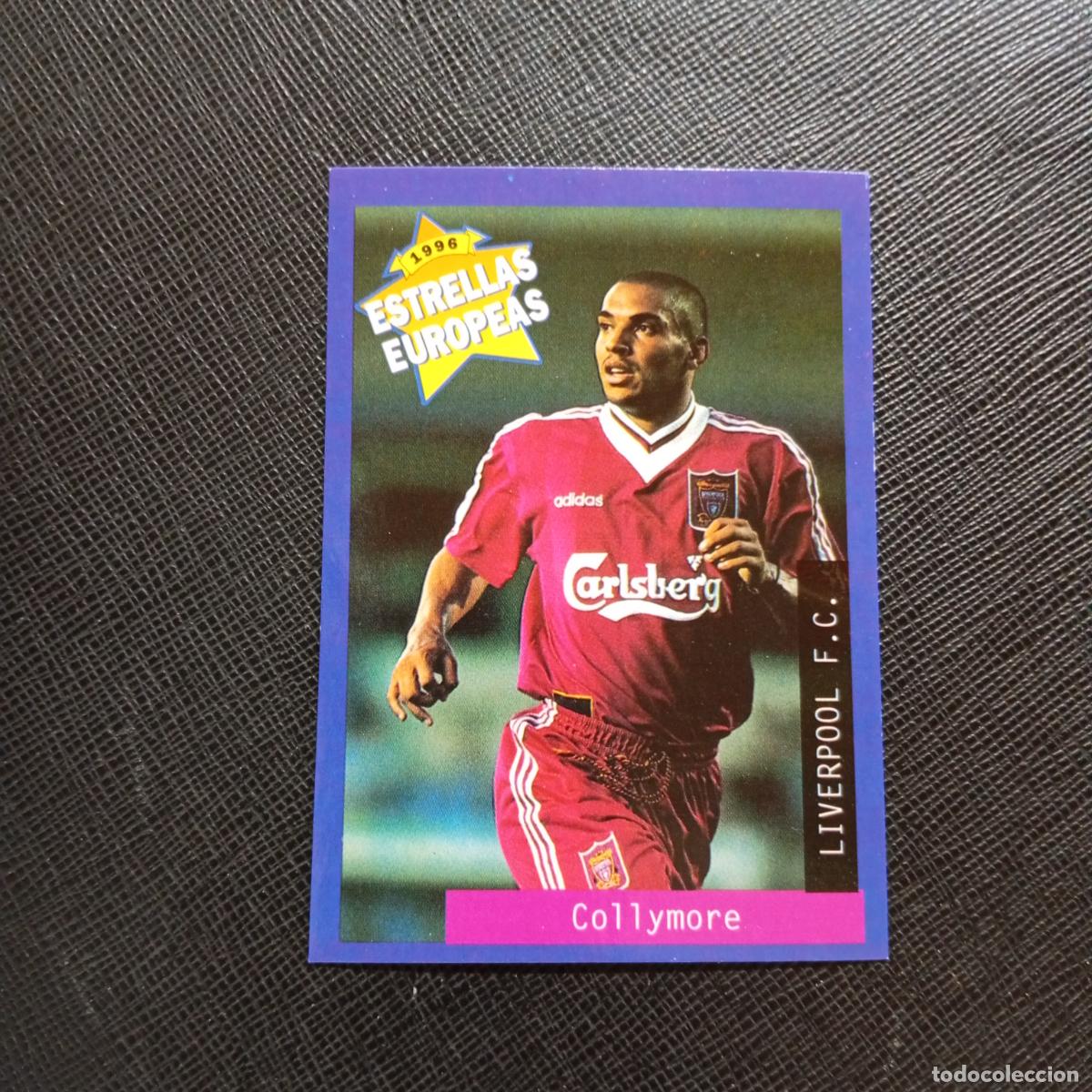 Fu&szlig;ball-Sticker: 63 COLLYMORE LIVERPOOL PANINI ESTRELLAS EUROPEAS 1996 CROMO FUTBOL 96 - A33 PG20