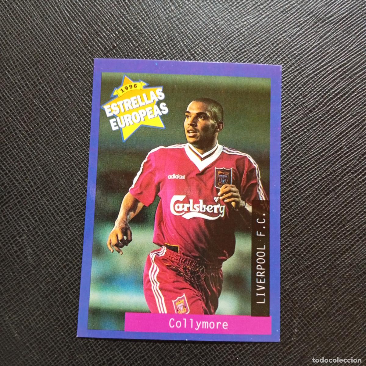 Fu&szlig;ball-Sticker: 63 COLLYMORE LIVERPOOL PANINI ESTRELLAS EUROPEAS 1996 CROMO FUTBOL 96 - A33 PG20 B