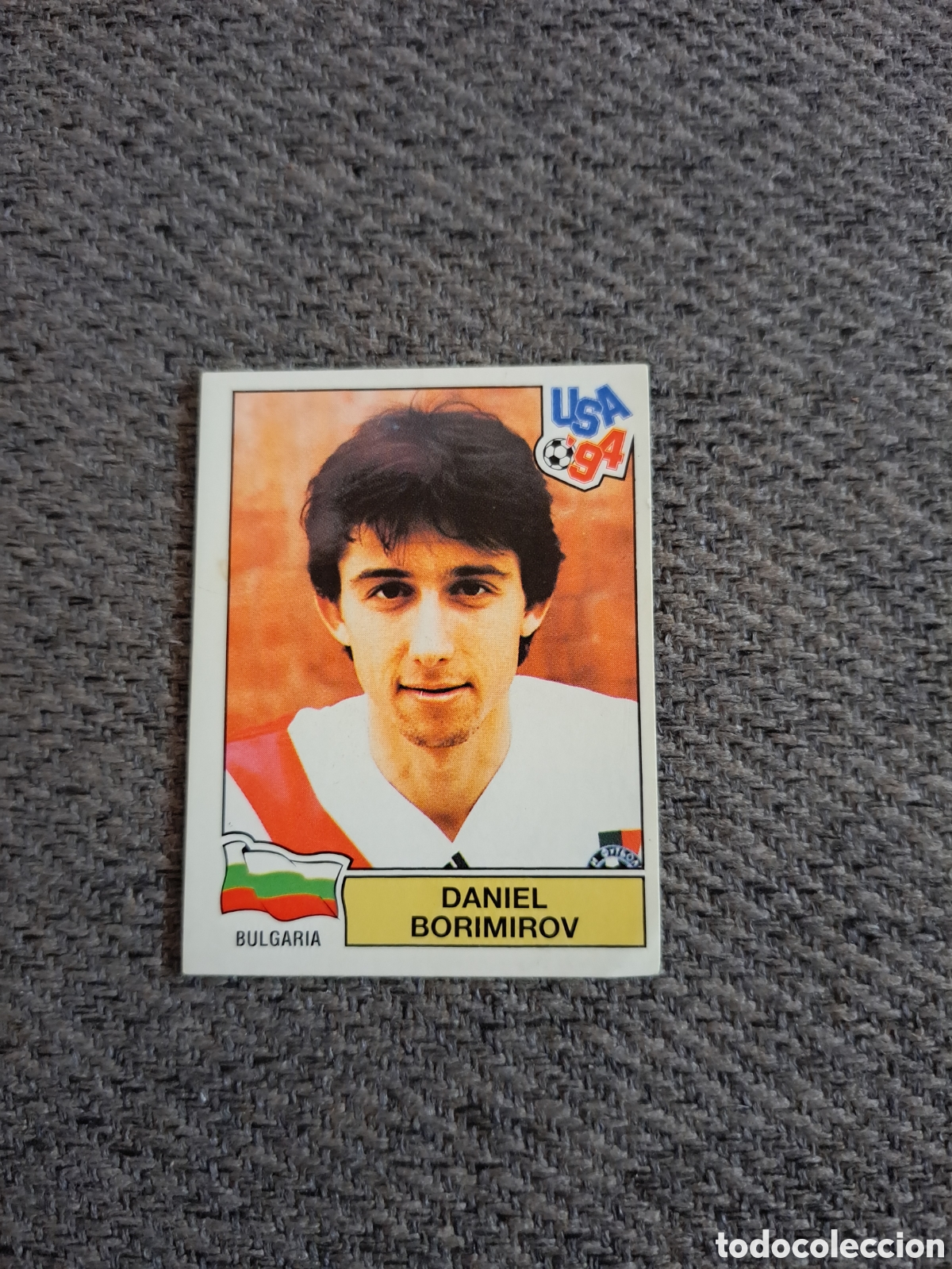 Fu&szlig;ball-Sticker: Borimirov. N&deg;294. Bulgaria. Panini Mundial USA 94.