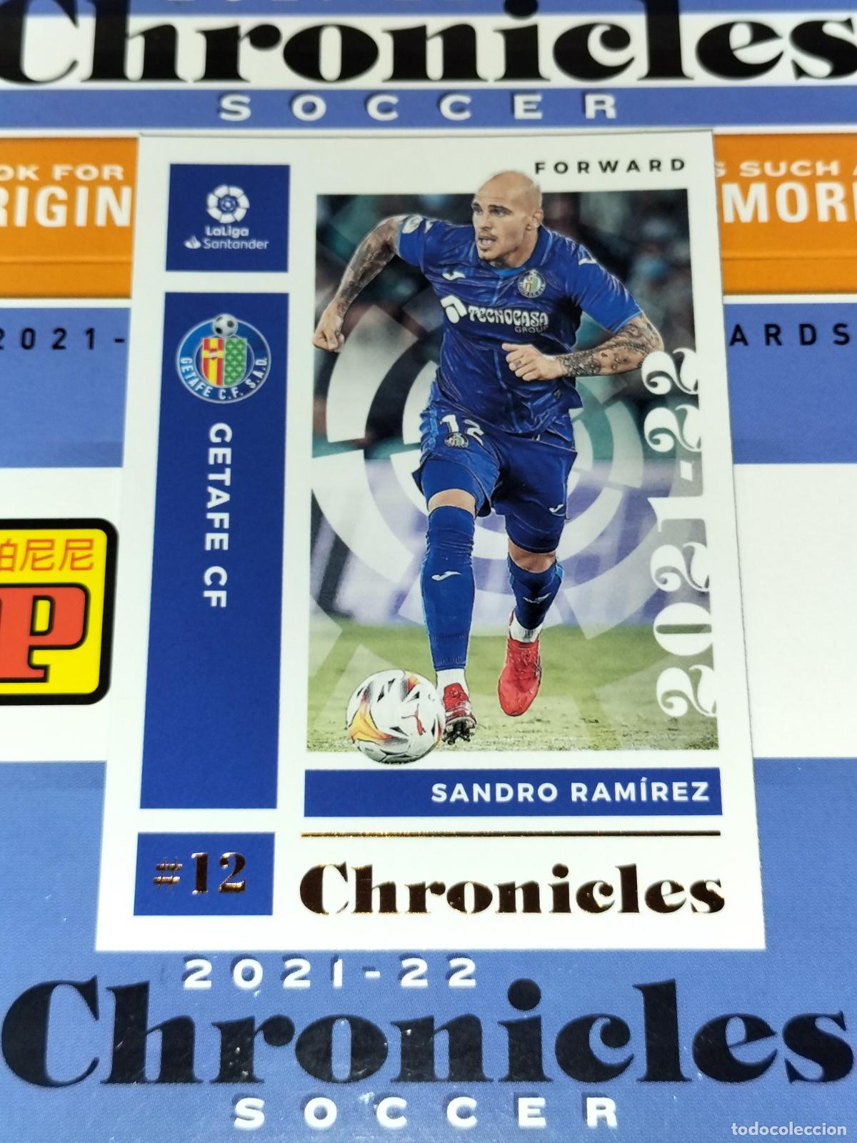 Fu&szlig;ball-Sticker: N&ordm; 11 SANDRO RAMIREZ GETAFE CARD CHRONICLES LA LIGA SOCCER 2021 2022 21 22 PANINI