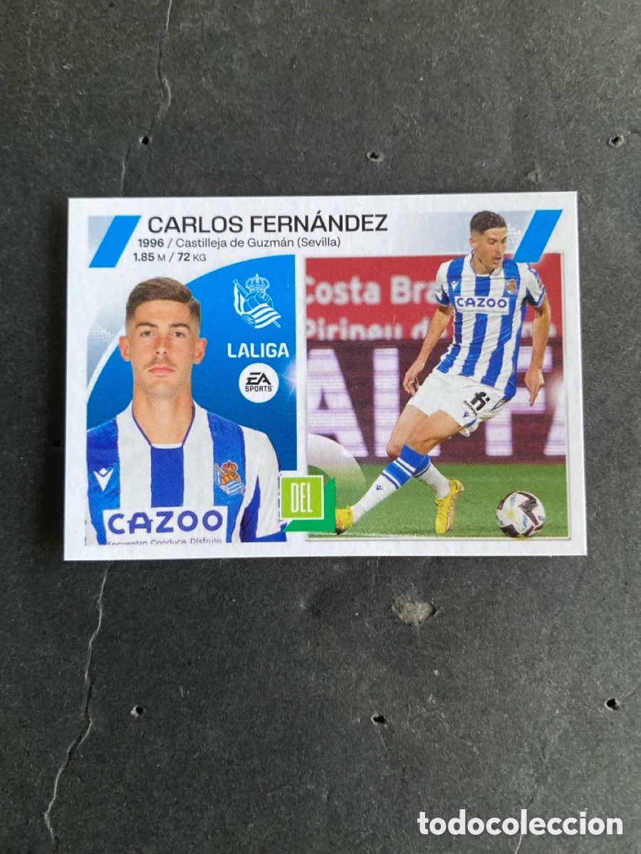 Cromos de f&uacute;tbol: Cromo liga 23/24 R Sociedad N* 19 B