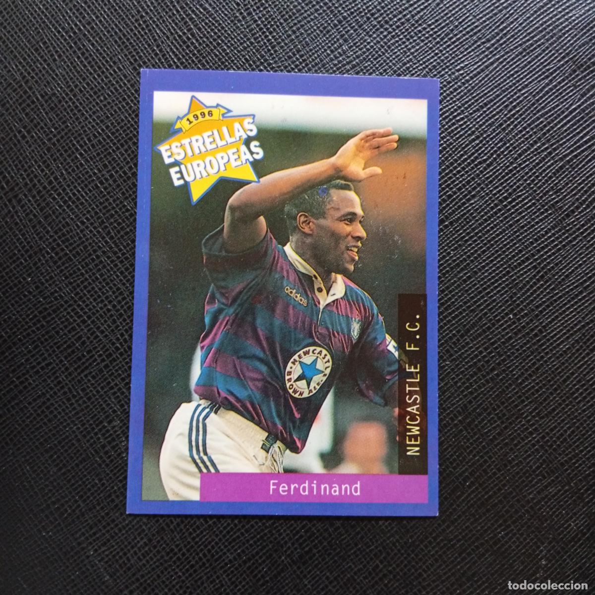 Cromos de f&uacute;tbol: 61 FERDINAND NEWCASTLE PANINI ESTRELLAS EUROPEAS 1996 CROMO FUTBOL 96 - A33 PG18
