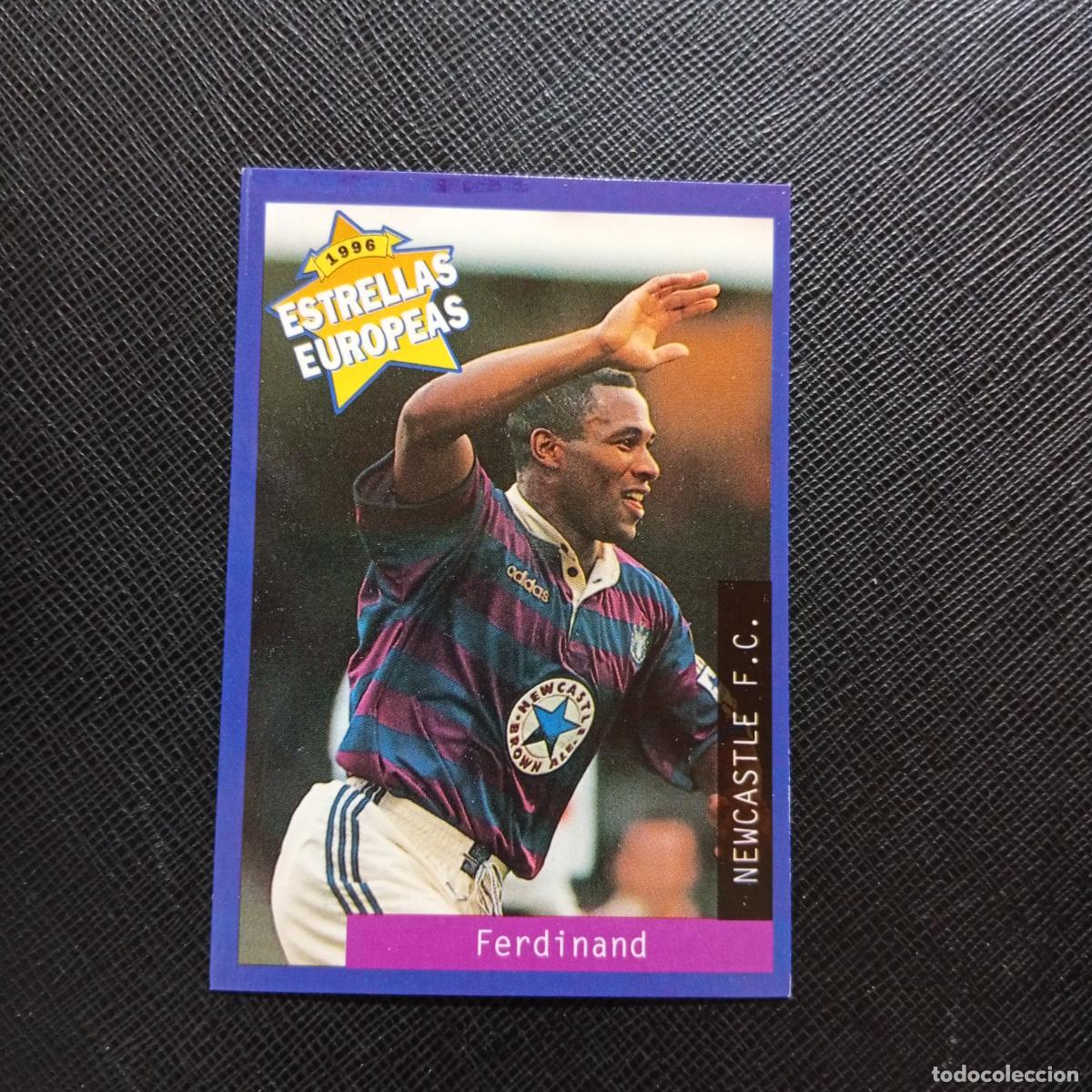 Cromos de f&uacute;tbol: 61 FERDINAND NEWCASTLE PANINI ESTRELLAS EUROPEAS 1996 CROMO FUTBOL 96 - A33 PG18 B
