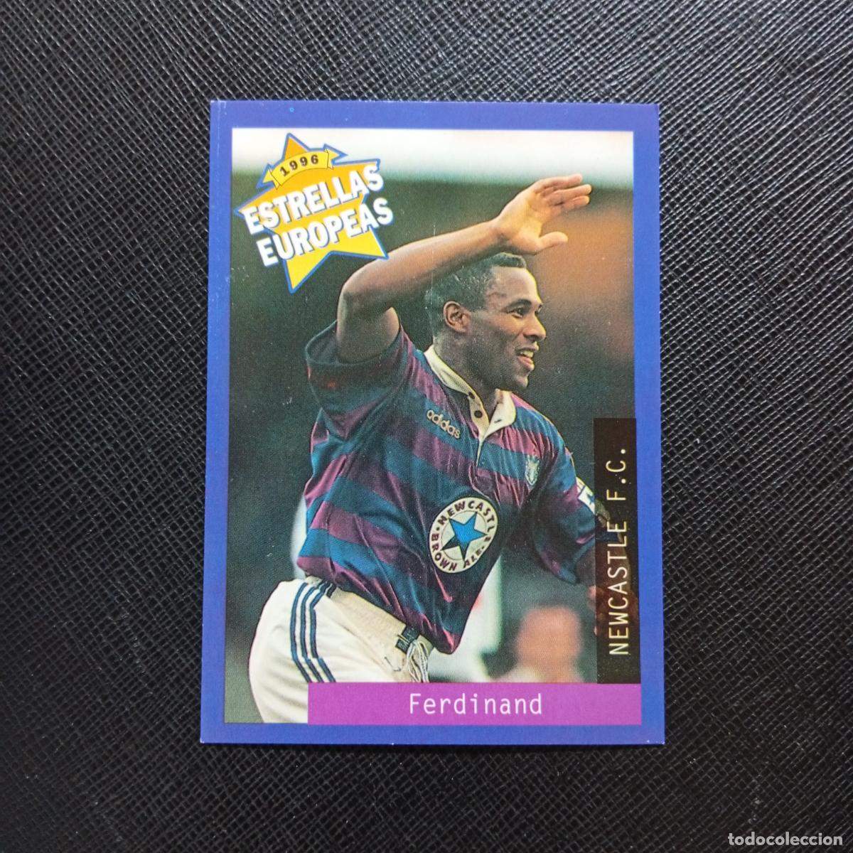Cromos de f&uacute;tbol: 61 FERDINAND NEWCASTLE PANINI ESTRELLAS EUROPEAS 1996 CROMO FUTBOL 96 - A33 PG20 B