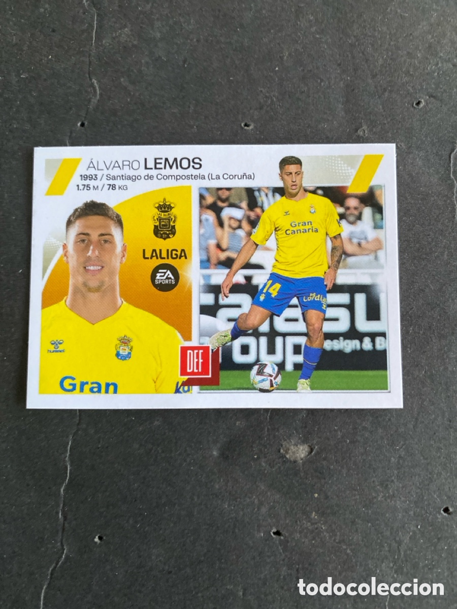 Cromos de f&uacute;tbol: Cromo liga 23/24 Las Palmas N* 5