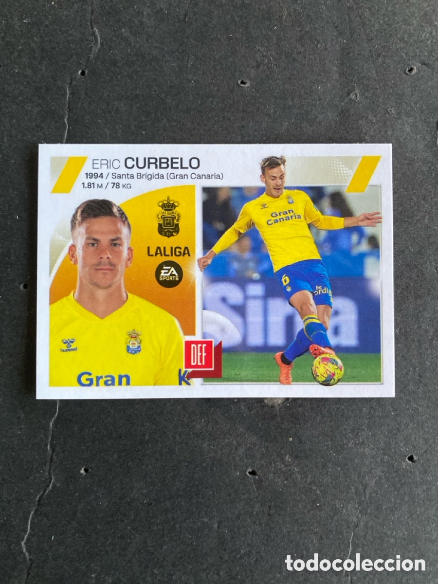 Cromos de f&uacute;tbol: Cromo liga 23/24 Las Palmas N* 9