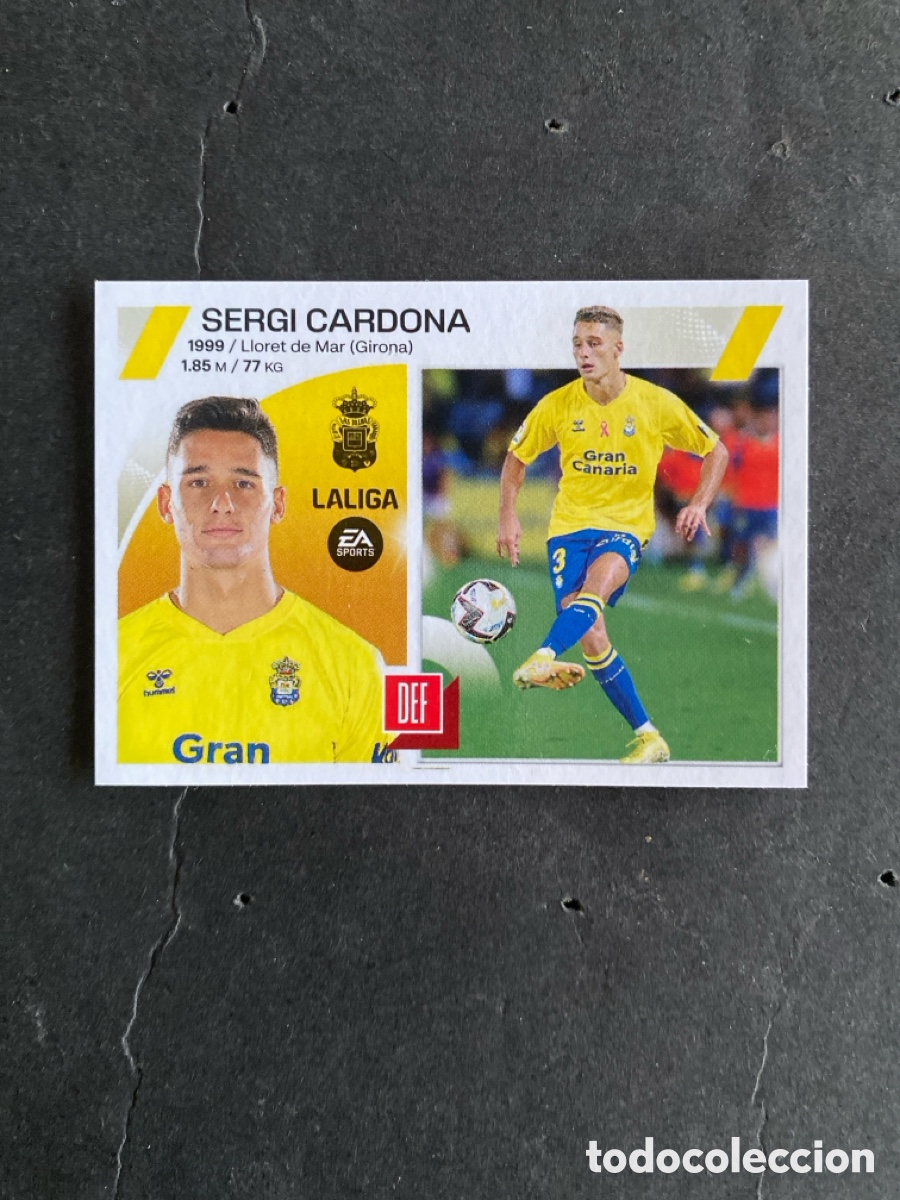 Cromos de f&uacute;tbol: Cromo liga 23/24 Las Palmas N* 10