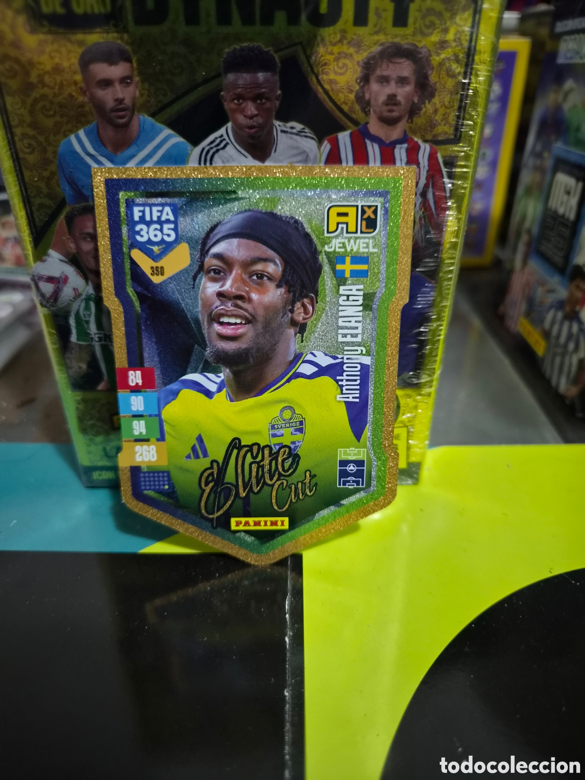 Cromos de f&uacute;tbol: N&deg;350 Elite Cut Elanga FIFA 365 2027