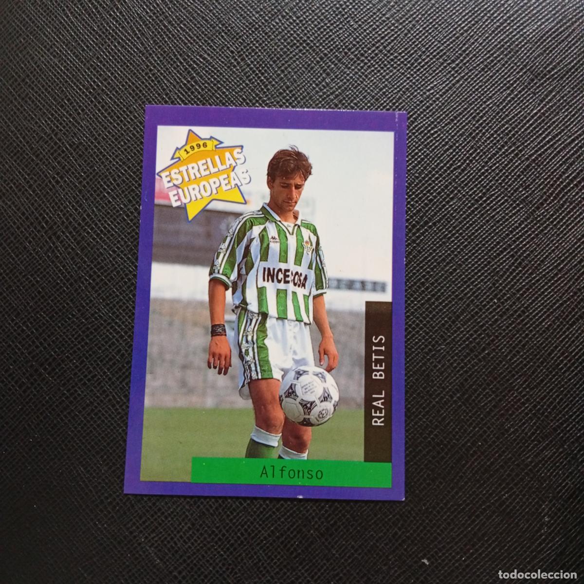 Cromos de f&uacute;tbol: 57 ALFONSO REAL BETIS PANINI ESTRELLAS EUROPEAS 1996 CROMO FUTBOL 96 - A33 PG21