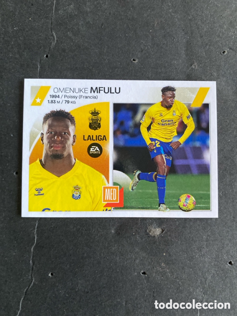 Cromos de f&uacute;tbol: Cromo liga 23/24 Las Palmas N* 12 A