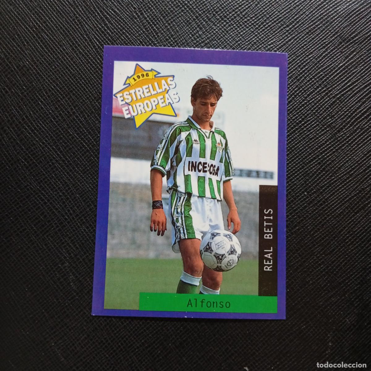 Cromos de f&uacute;tbol: 57 ALFONSO REAL BETIS PANINI ESTRELLAS EUROPEAS 1996 CROMO FUTBOL 96 - A33 PG22