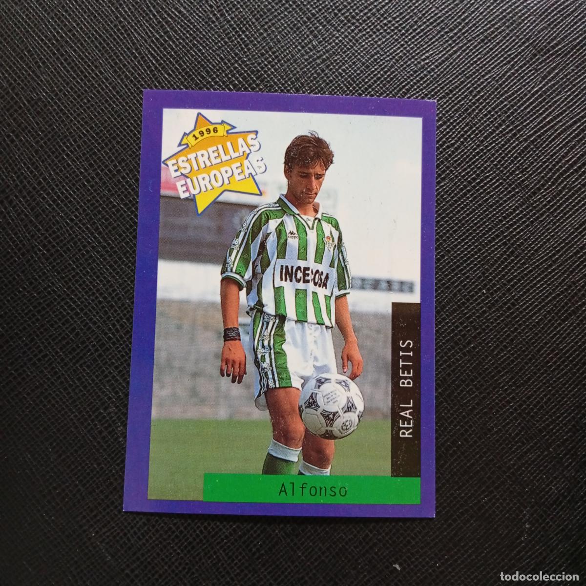 Cromos de f&uacute;tbol: 57 ALFONSO REAL BETIS PANINI ESTRELLAS EUROPEAS 1996 CROMO FUTBOL 96 - A33 PG22 B